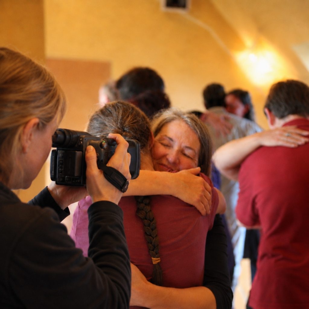 Menschen und Fotograf